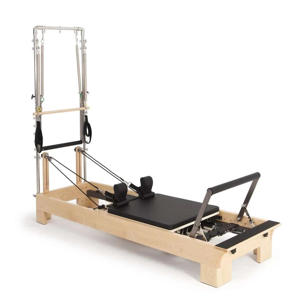 Pilates wood reformer with tower — fotka 1